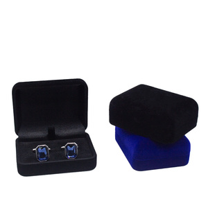 <span class=keywords><strong>Estuche</strong></span> de joyería con forro de terciopelo Premium rectangular de lujo <span class=keywords><strong>para</strong></span> <span class=keywords><strong>hombre</strong></span>, regalo de negocios <span class=keywords><strong>para</strong></span> gemelos y pendientes - Product Image 6