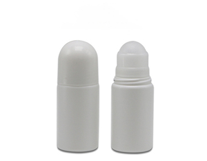 Accept stickers 50ml perfume deodorant roll on plastic bottle