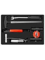 Juego de 7 Herramientas para Reparación de Vidrios de Automóviles, Desmontador de Parabrisas, Extractor de Tiras, Herramienta de Perforación para Vehículos