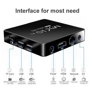 Decodificador MX10-F1, Android 13, Smart TV Box 1000m - Product Image 5