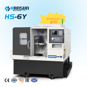 Tour CNC HS-6Y de haute précision à broche unique lit incliné horizontal tournage et fraisage à usage moyen avec contrôle de l'axe Y - Product Image 1