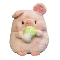 Personnalisable Écologique PP Coton Rempli Chien Jouets Doux En Peluche Cochon et Loutre avec Logo Brodé pour Anniversaire Jouer