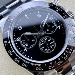 Reloj Cronógrafo Estilo Racing de 40 mm, Movimiento Automático, Bisel con Tacómetro, Manecillas Luminosas, Resistente al Agua 10 m - Product Image 2