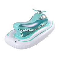 Vente directe OEM : Jouet aquatique gonflable rapide en PVC en forme de moto, pour divertissement aquatique, approvisionnement transfrontalier Chine