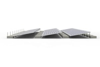 Supports de montage photovoltaïque pour toiture métallique en promotion – Système de support solaire réglable