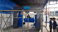 Machine de lavage de voitures professionnelle à conception améliorée avec système de contrôle PLC à distance et sécheur d'air pour station de lavage automobile