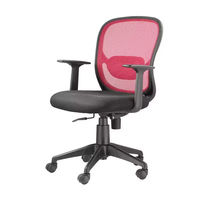 Kabel Chaise de bureau confortable en tissu à dossier moyen Pivotant à 360 degrés Design moderne pour la maison ou le bureau pour les visiteurs