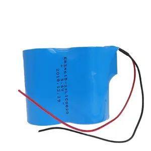 3.6V 38000mAh er34615 ramway với rhc0820 D kích thước pin lithium