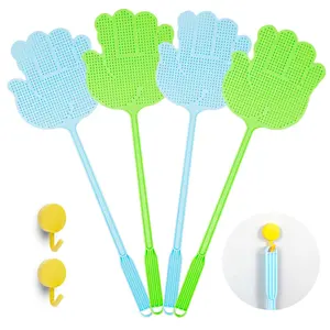 Factory Price Fly Swatter Cute Hand Pattern Plastic Lightweight Household Flapper Mosquito Bug Pest Control Tool