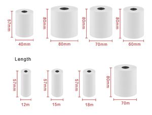 Factory Price <b>Paper</b> Receipt <b>Roll</b> Thermal Invoice Till 80*50mm Thermal <b>Paper</b> Pos Thermal <b>Paper</b> <b>Roll</b> - Product Image 3