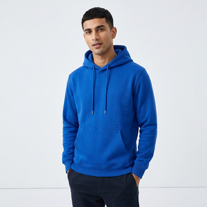 Vêtements décontractés, mode automne et hiver, sweat-shirts à capuche à manches longues, couleur unie, 100% coton, polaire, vente promotionnelle, sweat-shirts d'hiver - Product Image 1