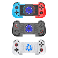 Control de Juego Extensible X3 Nuevo, 2 en 1, con Ventilador de Refrigeración, Motores de Doble Vibración, para Android, iOS, NS, Negro/Azul/Rojo