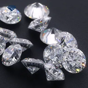 Wholesale O.5carat HPHT Diamond Round Brilliant 3EX Cut DEFG Color VVS-VS IGI Loose Lab Grown Diamonds