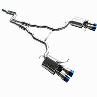 Système d'échappement Catback en acier inoxydable pour BMW 535i F10 3.0T N55 avec valves de silencieux et tuyau d'échappement directionnel