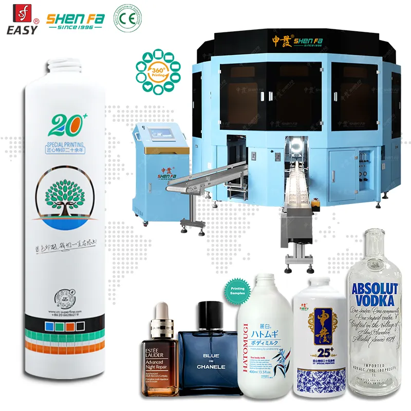 Multi Function Automatic Servo Screen Printing Machine For Round Cambered Flat Cone-shape Bottle Tube