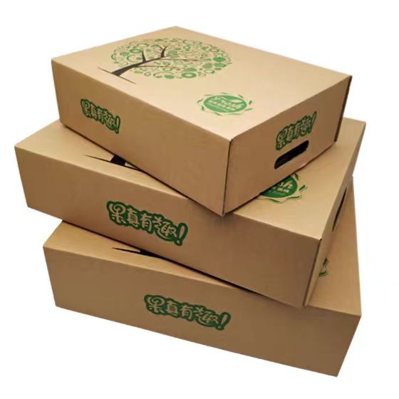 Fresh Cherry Tomato Fruit Corrugated Cardboard Paper Boxes herry Carton Packaging Box for Cherries