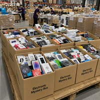 Nouvel arrivage : Palettes de retour pour boîtes mystères électroniques Amazon (smartphones, tablettes, projecteurs, écouteurs, caméras de sécurité) destinées aux distributeurs