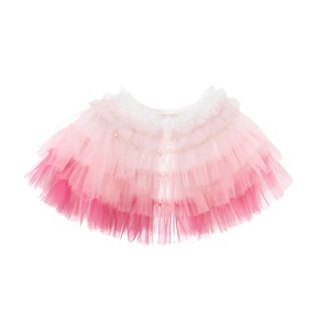 Girl Kids Pink Shawl Small <b>Coat</b> Summer Thin Girl Princess <b>Skirt</b> Outer Top Children's Mesh Cloak - Product Image 3