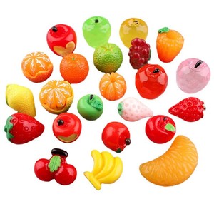 Escultura de Resina Pintada a Mano con Forma de Manzana, Naranja y Pera, Reutilizable y Personalizable para Arte y Decoración Coleccionable - Product Image 5