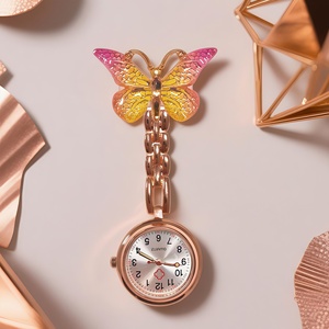 Factory Price Fashion Stainless Steel Pin Brooch Personalized Pocket Nurse Watch - Product Image 4