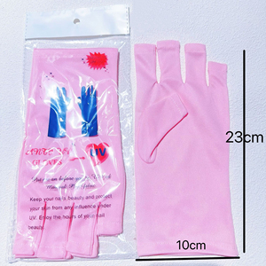 ถุงมือเจลยูวีสำหรับมืออาชีพ <span class=keywords><strong>Saviland</strong></span> UPF200+ ป้องกันรังสียูวีขั้นสูง 99.9%+ ป้องกันรังสียูวีบี แบบพกพา ไม่มีนิ้ว สำหรับทำเล็บด้วยตัวเอง - Product Image 3