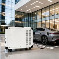 Nueva Estación de Carga Móvil para Vehículos Eléctricos 7-40kW CCS2 Gun OCPP 1.6J Tipo para Flotas Jinghu TA-DC-MD-B
