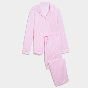 Organic Women's Sleepwear Soft Knit Pajama Set Sustainable Women Loungewear Set Custom Night Wear for Women <strong>Pyjamas</strong> - Product Image 2
