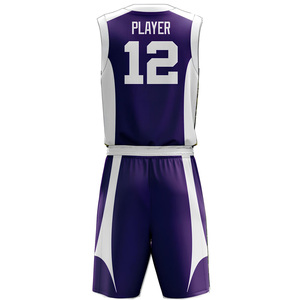 Tenue d'équipe pour hommes, uniforme de basket-ball, impression numérique personnalisée, sans manches, taille plus, maillots de basket-ball 100% polyester, uniforme de sport - Product Image 3