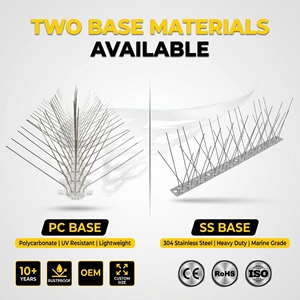 Barreaux <span class=keywords><strong>anti</strong></span>-oiseaux en acier inoxydable de 50 cm pour la lutte antiparasitaire, bandes répulsives <span class=keywords><strong>anti</strong></span>-<span class=keywords><strong>pigeons</strong></span>, barreaux <span class=keywords><strong>anti</strong></span>-oiseaux en plastique - Product Image 2