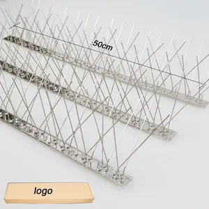 Dispositivo de Espina de acero inoxidable para exteriores Anti Paloma pájaro espina Anti Paloma Spike pájaro repelente espina