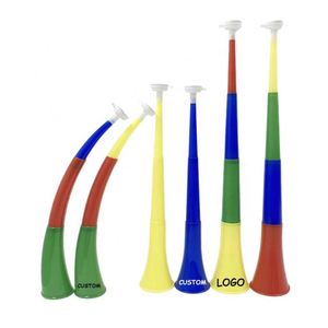 Corne de stade en plastique avec logo personnalisé, outil de cheering pour les supporters de football, vuvuzela, corne en plastique pour les matchs de football - Product Image 1