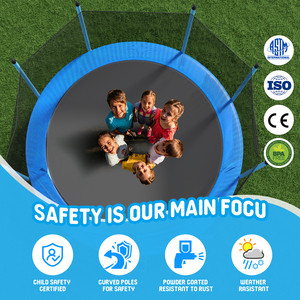 Trampoline en bambou unisexe pour enfants, en forme de cœur, filet de sécurité Lumina inclus, pour les enfants de 4 à 12 mois - Product Image 2