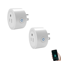 Prise intelligente WiFi 10A, compatible avec l'application Tuya, Alexa et Google Home, prise WiFi pour commande à distance, minuterie et fonction de programmation