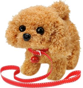 Yürüyüş havlayan kuyruk sallayarak dolması hayvan peluş oyuncak köpek oyuncak yavru elektronik interaktif köpek - Product Image 1