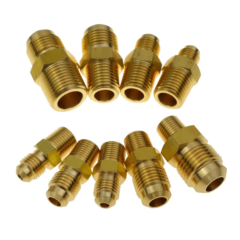 High Quality Forged 1/4 Brass Flare Fittings & Reducing Union For Quick Connect Coupling At Direct Factory Cheap price