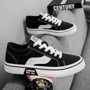 Nouvelles Chaussures de Skate Respirantes et Polyvalentes pour Hommes, Collection Printemps 2026, à Semelle Souple, Tendance Sportive Décontractée en Toile - Product Image 4