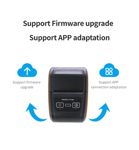 Xách tay mini Máy in hóa đơn nhiệt cầm tay cho kết nối bluetooth cho các thiết bị di động không dây mini vé Sticker máy in - Product Image 5