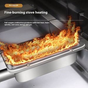 Freidora de Gas de 12L con Doble Cilindro, Freidora de Pollo y Papas Fritas, Tanque de Acero Inoxidable, Quemador de Ahorro de Energía con Certificación GC - Product Image 2