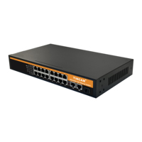 Commutateur Ethernet rapide TiNCAM OEM 16 ports, 2 ports RJ45 Gigabit en uplink, 1 port fibre SFP, commutateur réseau pour solution de réseau de bureau