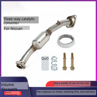 Par de Convertidores Catalíticos para Colector de Escape Nissan Patrol Y61 Y62 V6 4.0L V8 5.6L OE 208A2-1LA0A 208A3-1LA0A Ajuste Directo Sin Error de CEL