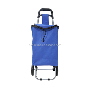 थोक हल्के पोर्टेबल फोल्डिंग शॉपिंग ट्रॉली गाड़ियां, बैग के साथ अनुकूलित रंग और लोगो फैक्टरी मूल्य - Product Image 2