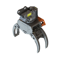 Scie à grappin articulée pour arboriculteur, accessoire de grappin de camion pour scie à grappin, pour la dépose d'arbres par manipulateur télescopique