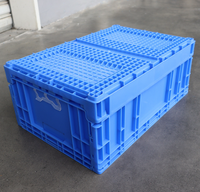 Caisses pliables en plastique de type européen, vente directe d'usine en Chine, empilables, boîtes de manutention pour la logistique, personnalisables