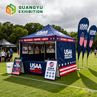 Carpa Personalizada Plegable de 10x20 pies (3x6 m), Resistente, con Marca Personalizada para Exposiciones Corporativas y Ferias Comerciales