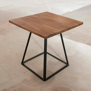 Meubles de balcon de la meilleure qualité, plateau en <span class=keywords><strong>bois</strong></span> avec pieds en métal, table rectangulaire pour piscine, patio, jardin, salle à manger en plein air, <span class=keywords><strong>bar</strong></span> - Product Image 6