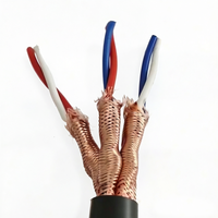 Cable de Computadora Totalmente Blindado, Par Trenzado con Aislamiento de Aluminio y Trenzado de Fibra, Cable Eléctrico para Control de Instrumentos, para Señales y Datos
