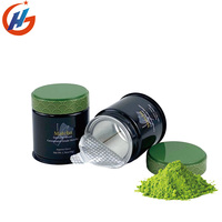 Matt Finish Matcha Tin 40 Gram Air Tight Hojalata Lata Producto DE SALUD Polvo Embalaje Caja de lata para té