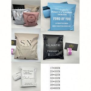 Custom LOGO Pink Mailing <b>Bag</b> for Clothing Hoodies Sustainable Eco <b>Compostable</b> Poly Shipping Courier <b>Bags</b> Eco Friendly - Product Image 3
