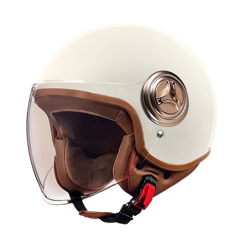 cool motorcycle helmets vintage light Daytona Retro Full Face Helmet Moisture Wicking Fabric Keeps Your Head Cooler And More Comfortable Daytona Helmets R1-O-XL Retro X-Large