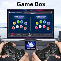 Consola de Videojuegos 3D de 64 GB con Más de 20000 Juegos, 4K, Estilo Retro, Compatible con Descarga de Juegos por WIFI